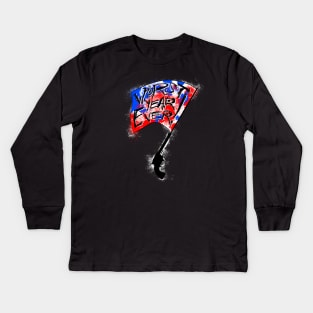 Pistol Flag Kids Long Sleeve T-Shirt